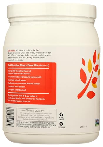 365 by Whole Foods Market, Chocolate Grass Fed Whey Protein, 19.4 Ounce